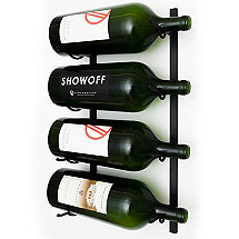 VintageView Wall Series Big Bottle Wine Rack (4 Bottle)