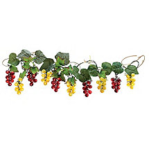 Alternating Red and White Grape Lights