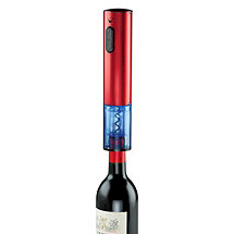 Electric Blue Push-Button Corkscrew (Red)