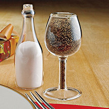 Wine Glass and Bottle Salt & Pepper Shakers (Set of 2)