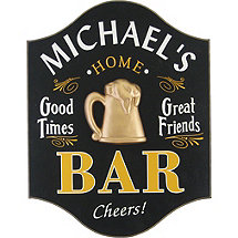 Personalized Home Bar Sign