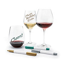 Wine Glass Writer Metallic Pen (3 Pack)