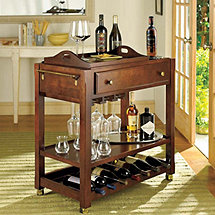 Cortona Bar Cart With Serving Tray