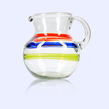 Colorful Bands Mexican Pitcher