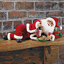 Wine and Cookies Santa