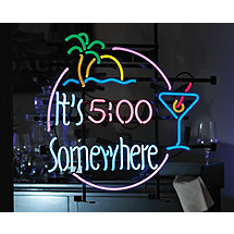 It's 5 O'Clock Somewhere Neon Sign