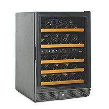 N'FINITY 50 Dual Zone Wine Cellar Black Trim