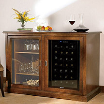 Siena Mezzo Wine Credenza and Wine Refrigerator