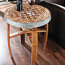 Barrel Stave Cork Kit Table