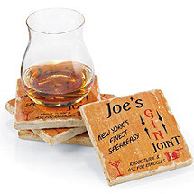 Personalized Speakeasy Coasters (Set of 4)