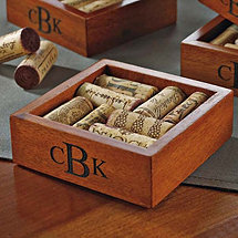 Personalized Wine Cork Coasters Kit