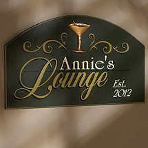 Personalized Lounge Sign (Green)
