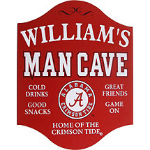 Alabama Crimson Tide Man Cave Sign