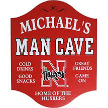 Nebraska Cornhuskers Man Cave Sign