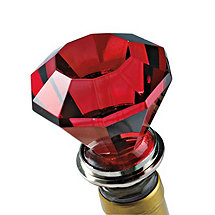 Crystal Bottle Stopper (Red)