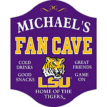 LSU Tigers Fan Cave Sign