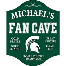 Michigan State Spartans Fan Cave Sign