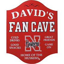 Nebraska Cornhuskers Fan Cave Sign