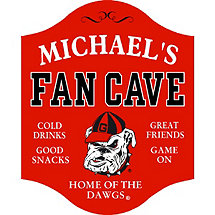 Georgia Bulldogs Fan Cave Sign