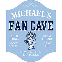 UNC Tar Heels Fan Cave Sign