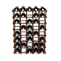 Modular 40 Bottle Wine Rack (Walnut)