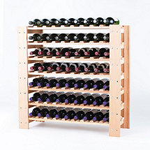 Swedish 63 Bottle Wine Rack Natural