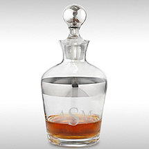 Monogrammed Madison Avenue Whiskey Decanter