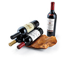 Enrico Root Wood Wine Holder