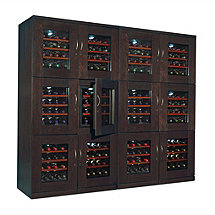Trilogy Quad Wine Cellar (Espresso)