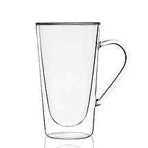 Luigi Bormioli Duos Double-Wall Coffee Mugs (Set of 2)