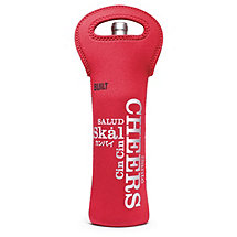 Built NY Cheers Wine Bottle Tote (Red)