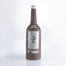 Extra Large Bordeaux Bottle Terra Cotta Vase