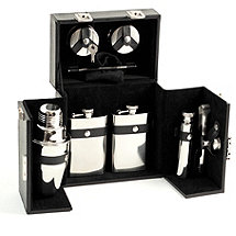 Bey-Berk 10 Piece Travel Bar Set