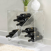 24 Bottle Acrylic Wine Cube