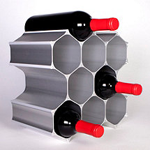 WineHive 10-Bottle Modular Wine Rack