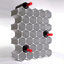 WineHive 36-Bottle Modular Wine Rack