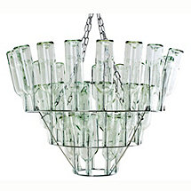 Wine Bottle Chandelier By Bonne Plat