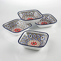 Tabarka Design Square Tagine Bowls (Set of 4)