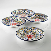 Tabarka Design Round Tagine Bowls (Set of 4)
