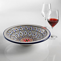 Tabarka Design 14 Inch Round Serving Bowl
