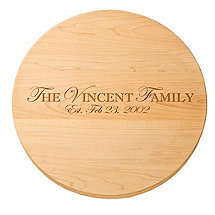 Personalized Maple Lazy Susan (16 inches)