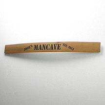 Personalized Barrel Stave Man Cave Sign
