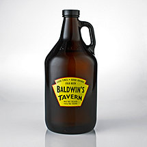 Personalized Yellow Tavern Beer Growler