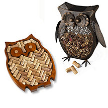 Owl Lovers Wine Cork Kit & Catcher Set