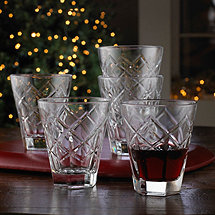 Diamante Italian Wine Tumblers (Set of 6)