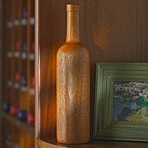 Wooden Wine Bottle Bordeaux (Finished)