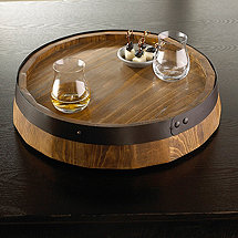 Quarter Barrel Top Lazy Susan