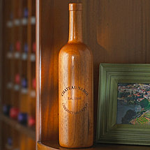 Personalized Wooden Wine Bottle Bordeaux (Finished)