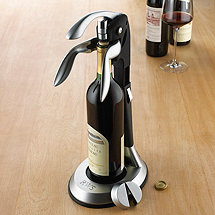 Monogrammed QuickSilver Tower Deluxe Corkscrew Set