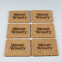 Personalized Cork Coasters (Set of 6)